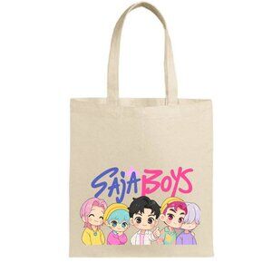 Saja Boys K-pop Demon Hunters Reuseable Tote Bags